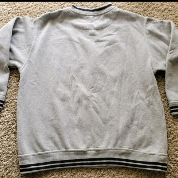 Levi's Jeanswear Classic Men's Gray V Neck Sweater Size Medium - Picture 8 of 10